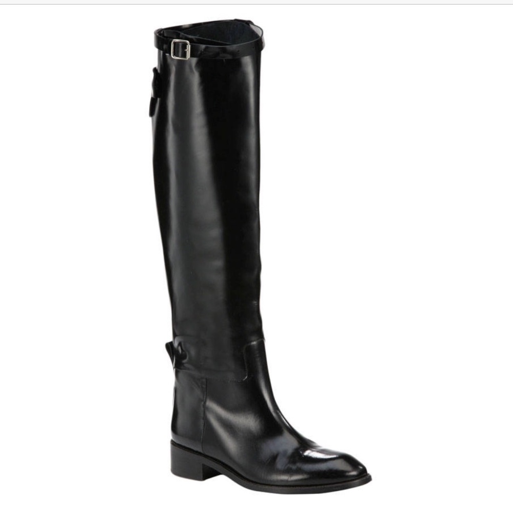 Acne Studios Black Tall Riding Boots